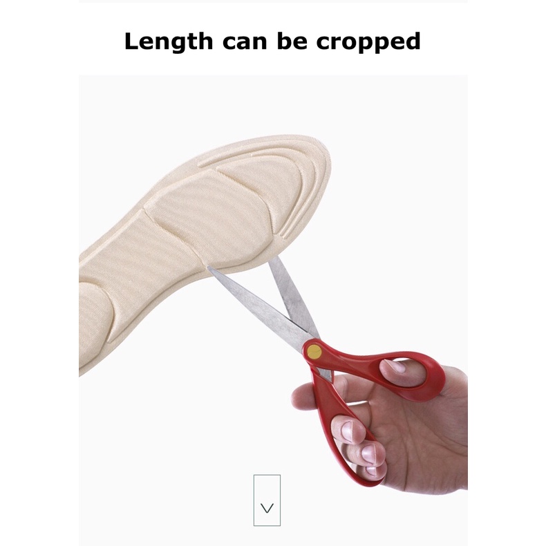 1 Cặp Đế Lót Giày Hình Chữ T 7D Bằng Xốp Mềm Vô Hình Hỗ Trợ Gót Chân Cao Bảo Vệ Cho Nữ ND-2