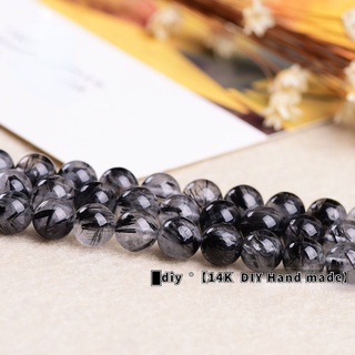 █diy●hạt pha lê đen tự nhiên dùng làm trang sức diy