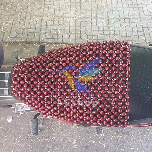 Tấm miếng đệm lót yên xe máy bằng hạt gỗ cho xe số