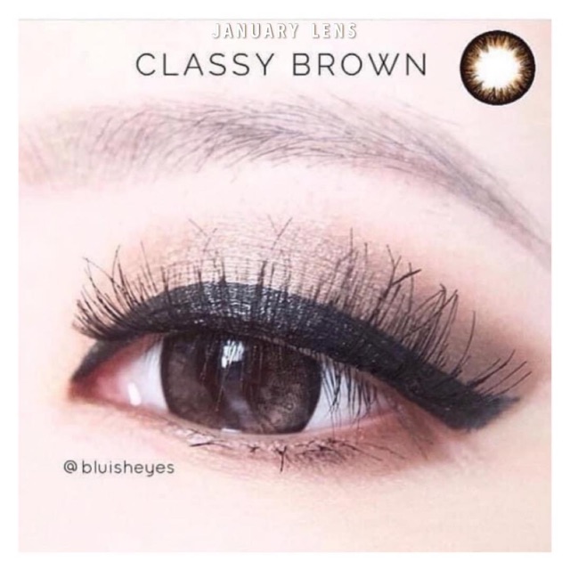 Lens Classy Brown ( có độ cận ) 14.2mm
