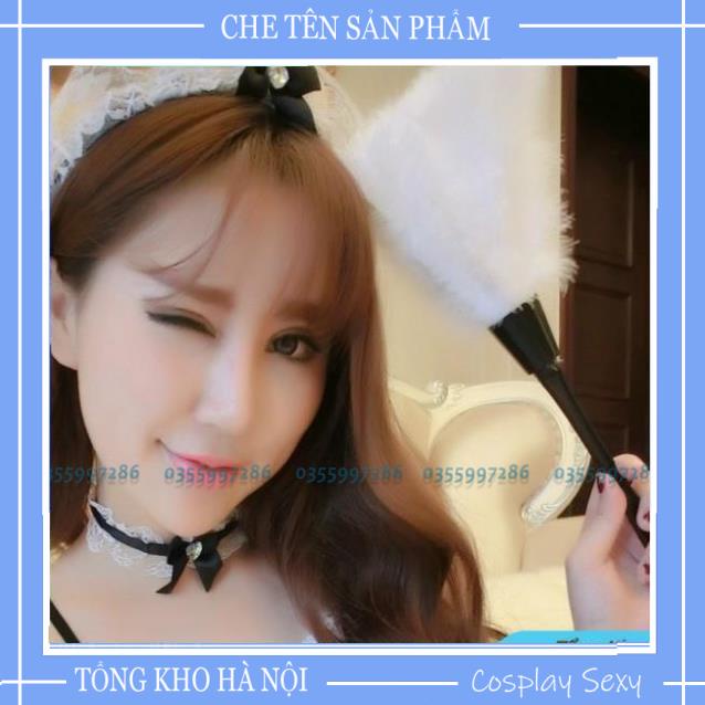 Phụ kiện chụp ảnh - Phụ kiện lông vũ cầm tay chụp indoor, studio, cosplay - Đen/ Trắng TKVN