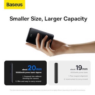 Pin dự phòng tích hợp sạc không dây Baseus Magnetic Bracket - 10000mAh -20W cho iPhone 12 và iPhone 13
