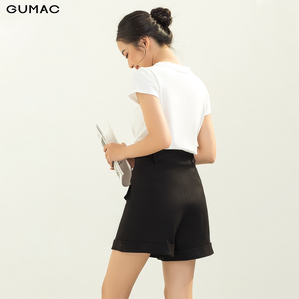 [Mã WABRGUM giảm 10% tối đa 30K đơn 99K] Quần short nữ túi hộp thời trang GUMAC QC03061
