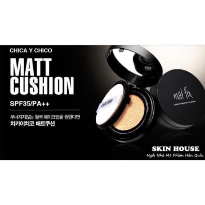 tkn123 (LBQ38) GIASOC 🇰🇷 PHẤN NƯỚC MAT FIX CUSHION CHICA Y CHICO MHB2