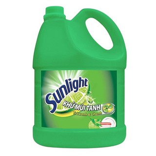 Can nước rửa chén bát Sunlight trà xanh 3.8kg
