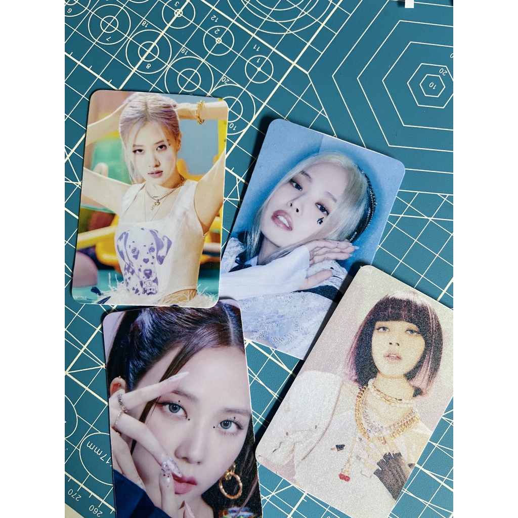 SET 8 CARD BLACKPINK 4+1 POP UP STORE UNOFF