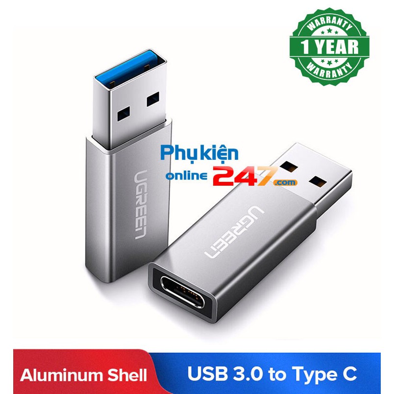 Đầu chuyển chân cắm USB sang chân cắm sạc USB type C cho điện thoại