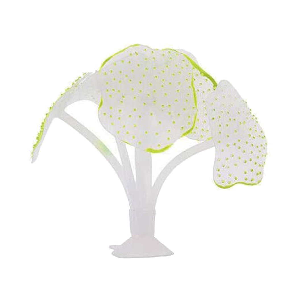 Sứa Phát Quang Bằng Silicon Trang Trí Bể Cá Nhiều Màu Sắc Đẹp Mắt