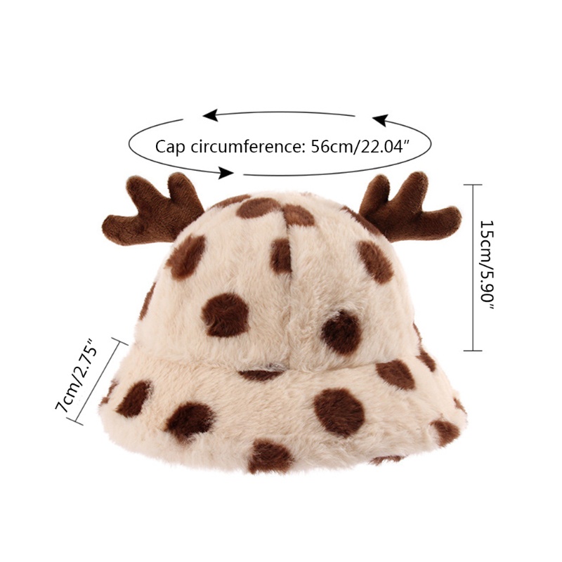 Nón Tai Bèo Họa Tiết Chấm Bi Thời Trang Thu Đông Cho Nữ