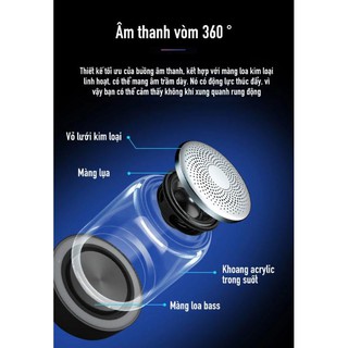 VioletShop1688 - Loa bluetooth mini đèn led phát sáng