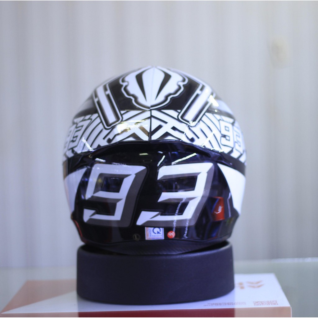 [FREESHIP] MŨ BẢO HIỂM FULLFACE ROC 1 KÍNH - ROYAL M138B LÊN TEM SHOEI 93