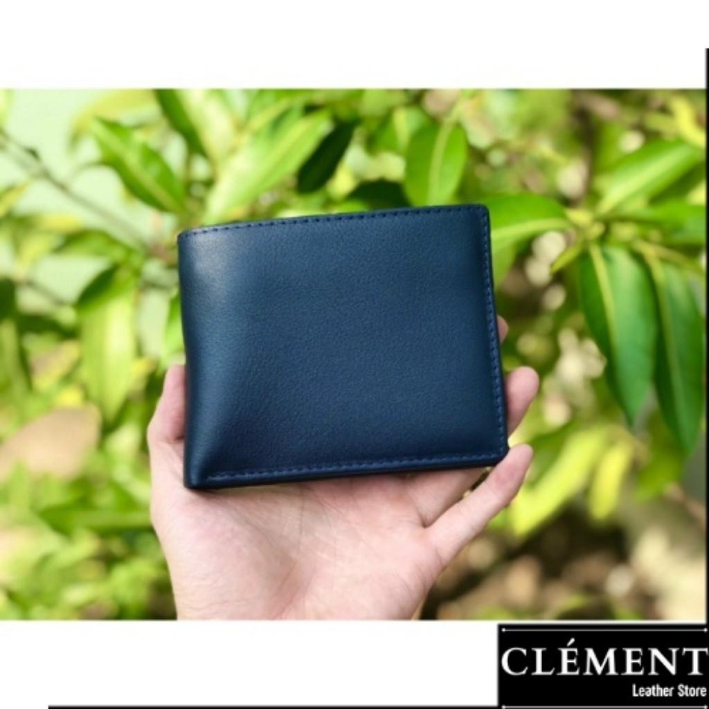 Ví da nam cao cấp, bóp ví nam da bò thật Clément – CM005 - BH 12 tháng - Full box