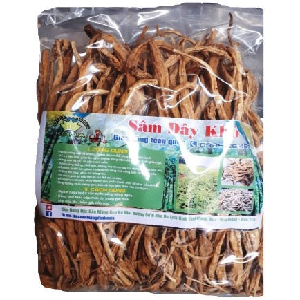 Sâm dây Ngọc Linh Kon Tum khô tăng cường sức khỏe 1kg