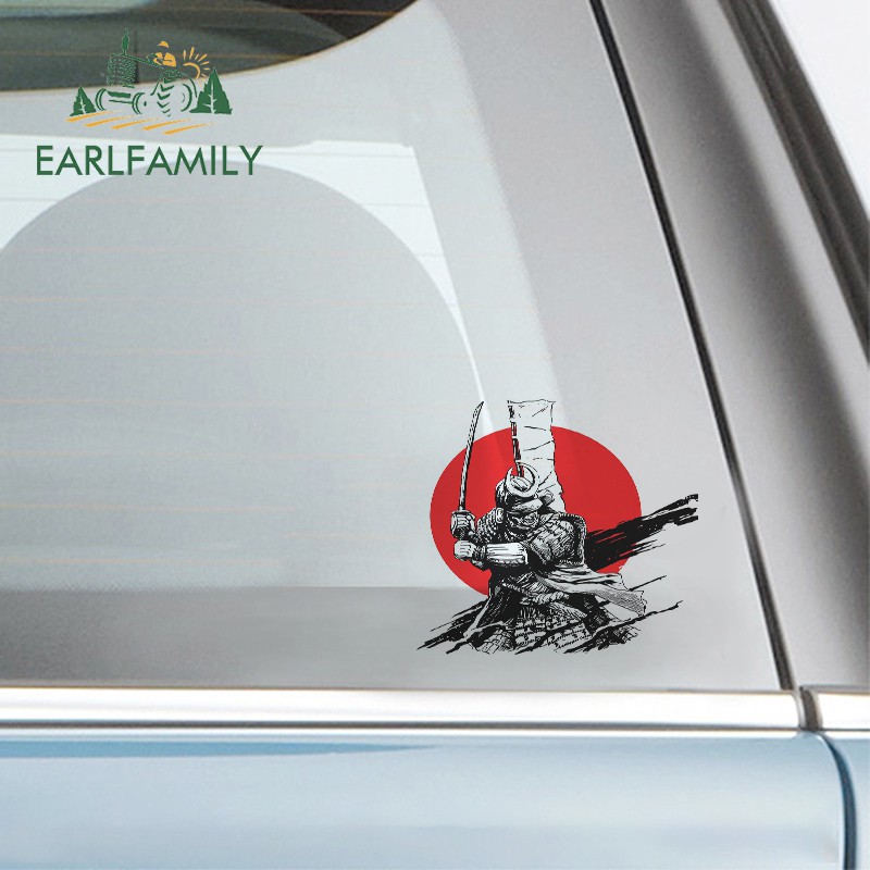 Đề Can Dán Trang Trí Xe Hơi Kiểu Samurai Nhật Bản 13Cmx13Cm Cá Tính
