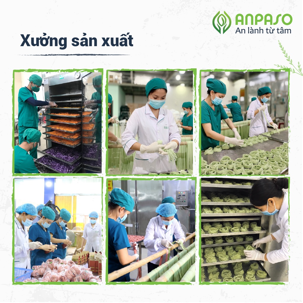 Mì Bí Đỏ Ăn Dặm Anpaso, Mì Organic Bí Đỏ Ăn Dặm kiểu Nhật cho bé từ 7 tháng bổ sung chất xơ, cải thiện táo bón 300g