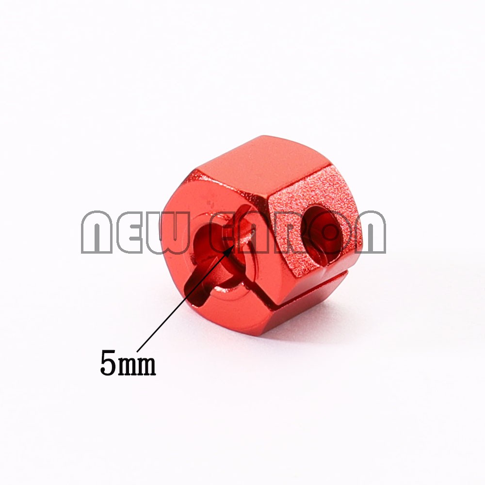 4p Nhôm 12mm Bánh xe Hex Hub Độ dày 10mm hoặc 12mm cho 1/10 RC Crawler Car Axial SCX10 90046 Tamiya MST TRX4 RC4WD Pa