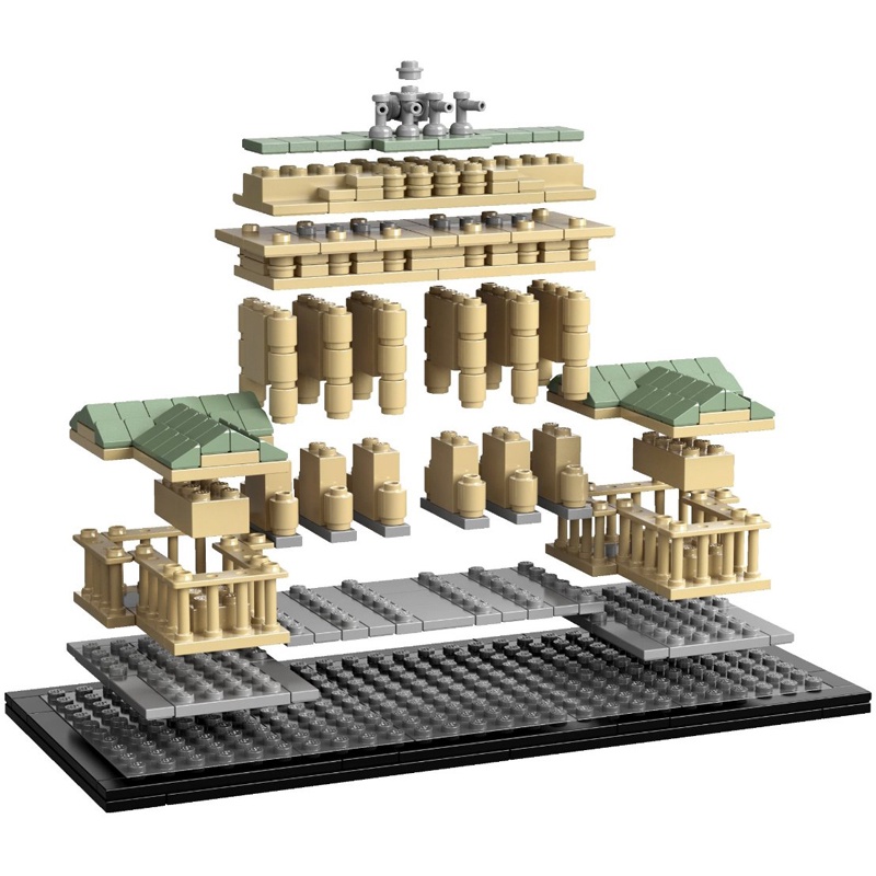 Lego ninjago minecraft đồ chơi cho bé lego robot Đồ chơi mô hình trưng bày xếp hình lắp ráp Cổng Brandenburg