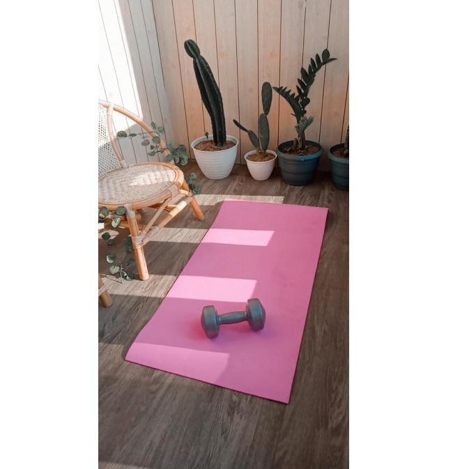 Thảm Tập Yoga Kích Thước 100x50 X 0.5 cm Chất Lượng Cao