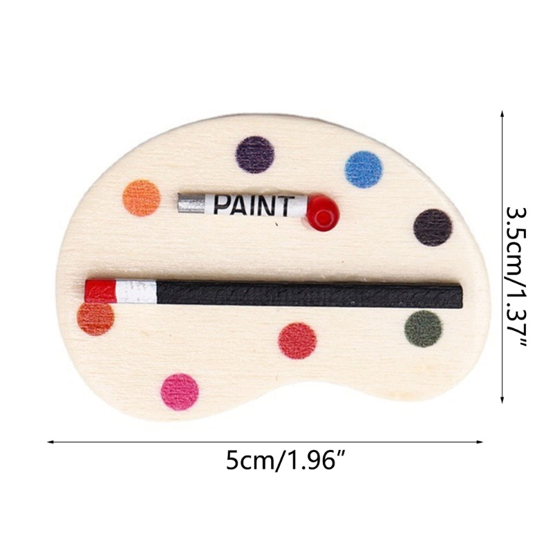 Bảng Màu Trang Trí Nội Thất Nhà Búp Bê 1 / 12