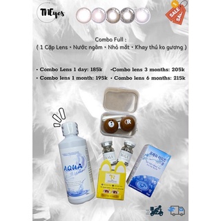 Combo đồng độ và 0 độ lens kính áp tròng có màu tneyes