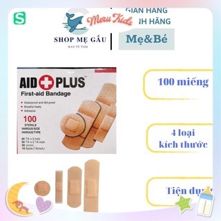 [FreeShip] Băng cá nhân ugo ✨Hộp 100 miếng băng cá nhân nhiều kích thước
