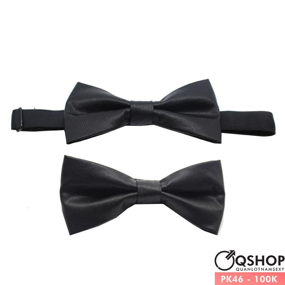 NƠ ĐEO ÁO SƠ MI BẰNG DA QSHOP PK46