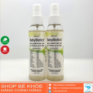 BabyBiotics Siani - Xịt Men vi sinh bảo vệ sức khỏe Babybiotics 120ml