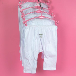 Combo 3 - 5 chiếc quần dài sơ sinh Hotga màu trắng, đáp đáy cho bé từ sơ sinh đến 9kg. Quần dài mặc tã