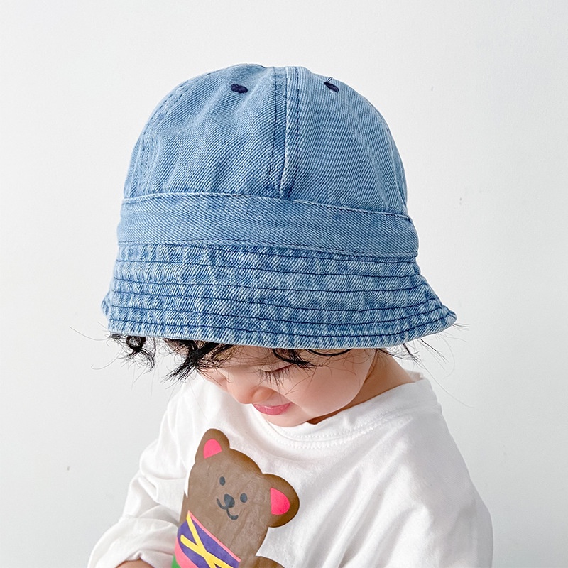 Nón Tai Bèo Denim Thời Trang Hè Thu Cho Bé Trai