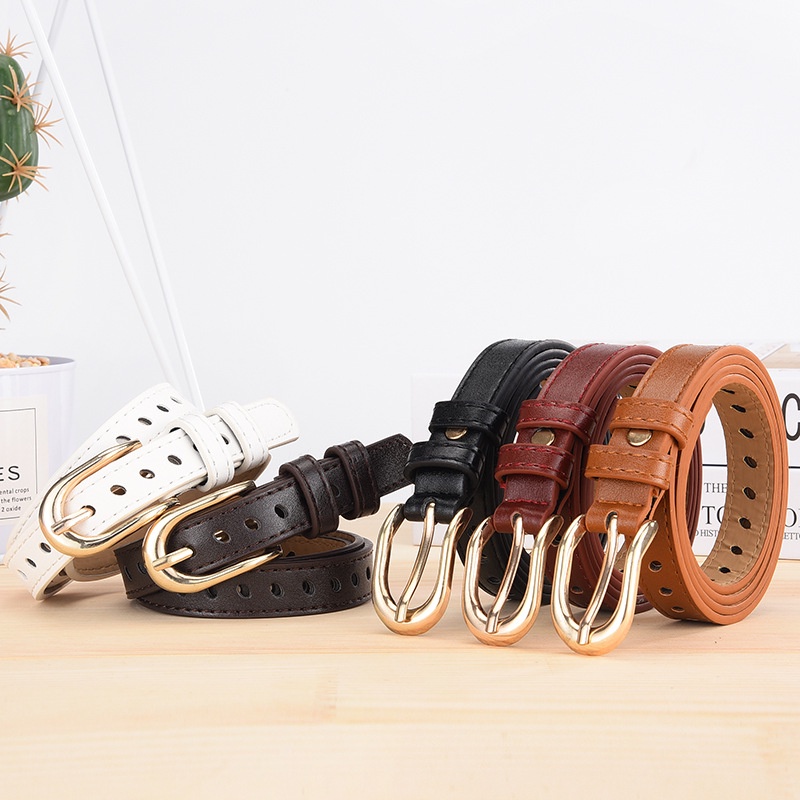 Thắt Lưng Đục Lỗ Thời Trang Cá Tính Cho Nữ