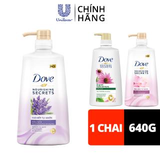 Dầu gội thiên nhiên Dove Tự Nhiên với hương liệu thiên nhiên dưỡng tóc hiệu quả tự nhiên 640g