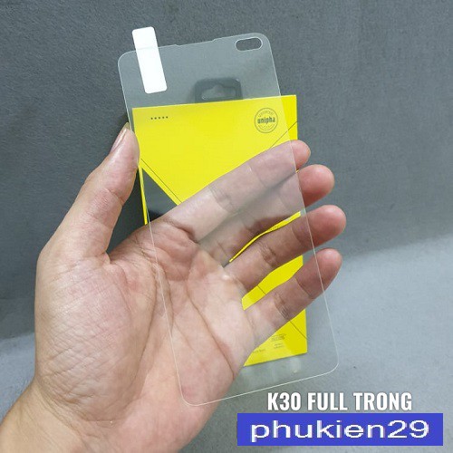 Kính cường lực full màn trong suốt Pro+ 9H - ẢNH THẬT