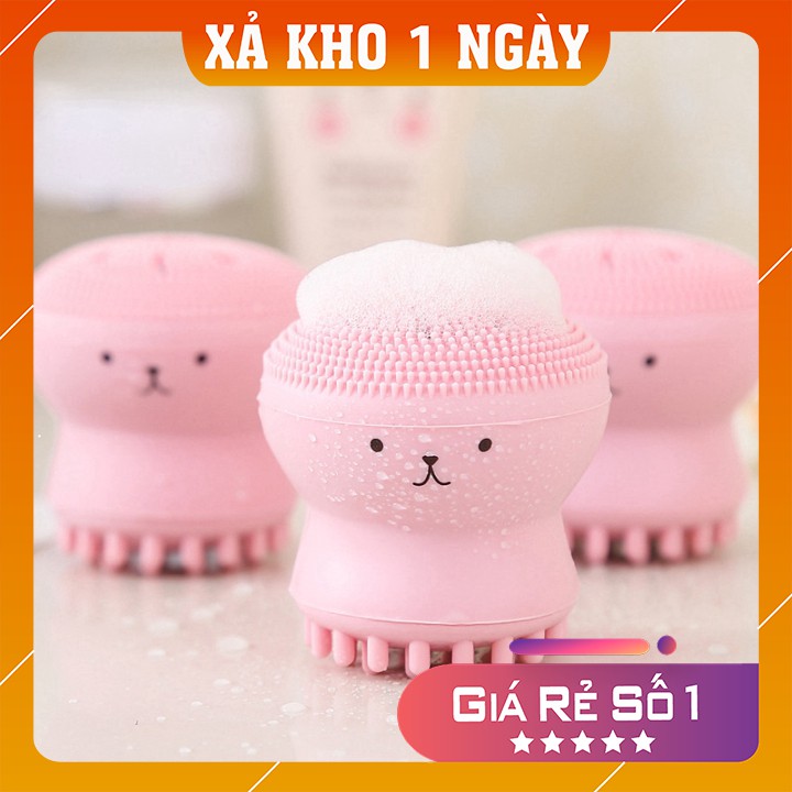 Cọ rửa mặt bạch tuột 💕FREESHIP💕 Máy rửa mặt bạch tuộc, máy rửa mặt mini