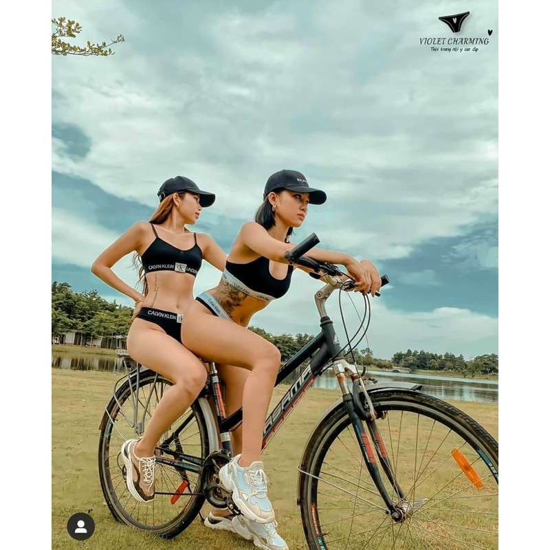 Bộ lót Calvin Klein cao cấp không mút , Lọt khe CK