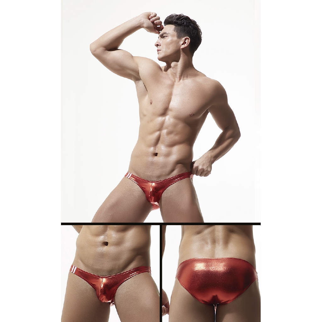 Quần lót nam, Quần lót bikini thun ánh kim - 868