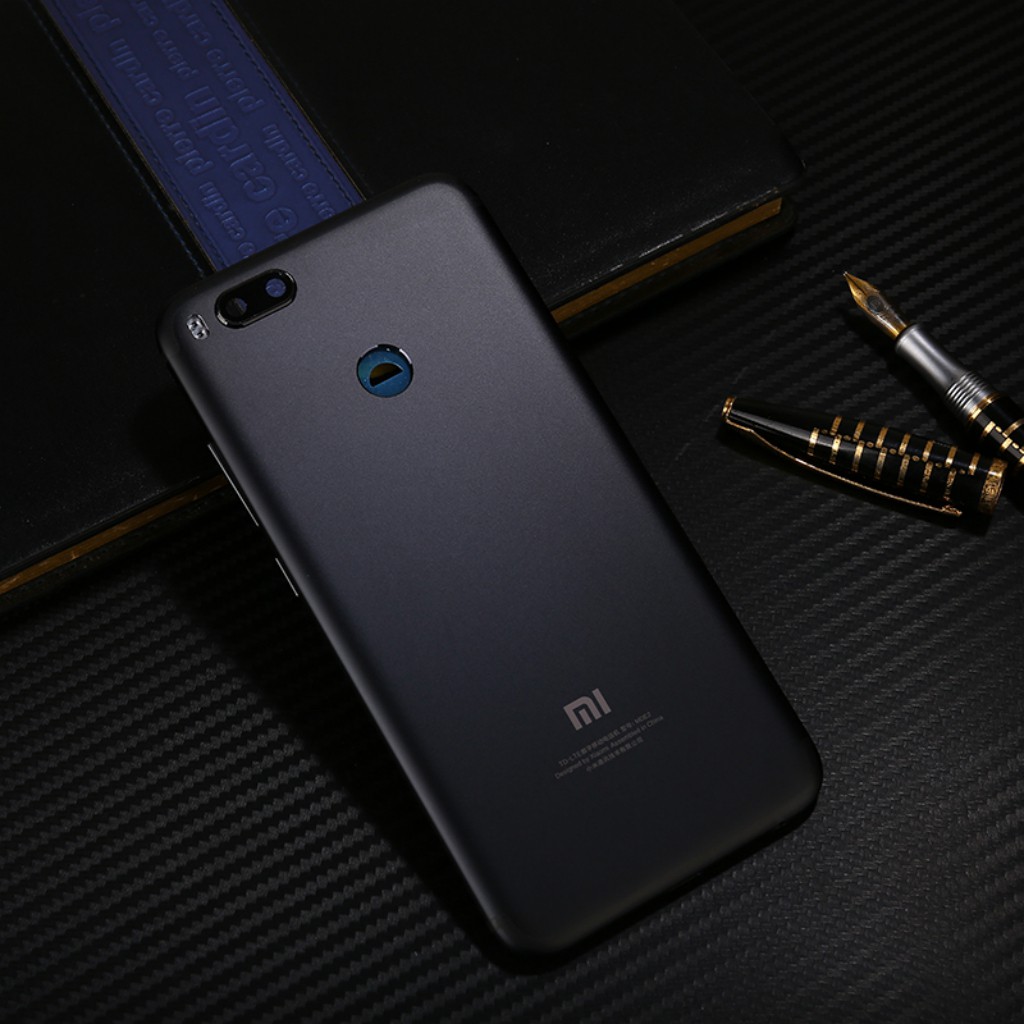 Nắp Đậy Pin Thay Thế Cho Xiaomi Mi 5x A1 + Nút Bấm Camera + Kính Cường Lực