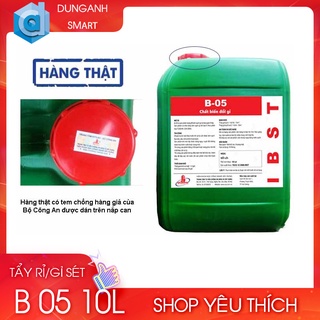 Chất tẩy gỉ B05, chất tẩy rỉ B05 | hóa chất biến đổi gỉ sắt thép B-05 (BO5) IBST can 10L