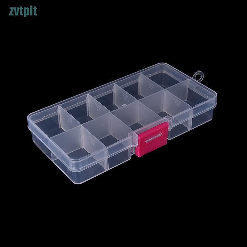 Hộp nhựa đựng trang sức 10 ngăn có thể điều chỉnh