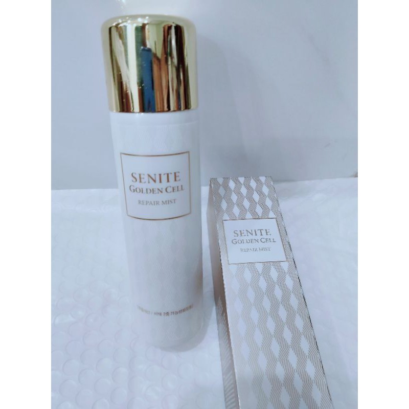 Xịt khoáng Sáng mướt da Senite Golden Cell Repair Mist