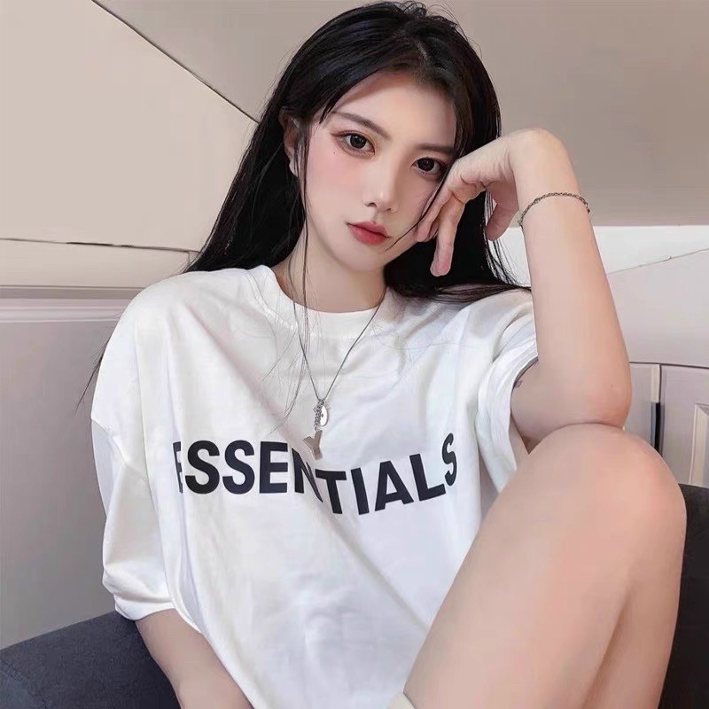 ÁO THUN TAY LỠ UNISEX HÓT TREND ESSENTINALS CỰC ĐẸP NHIỀU MÀU