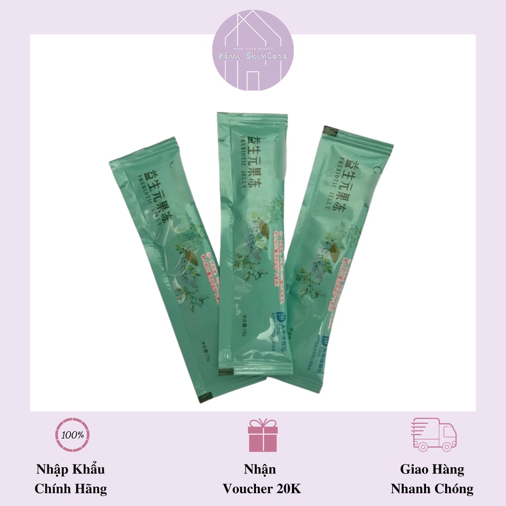 Gonlon Carat Prebiotic Jelly - Thạch Hỗ Trợ Giảm Cân Detox 1 gói