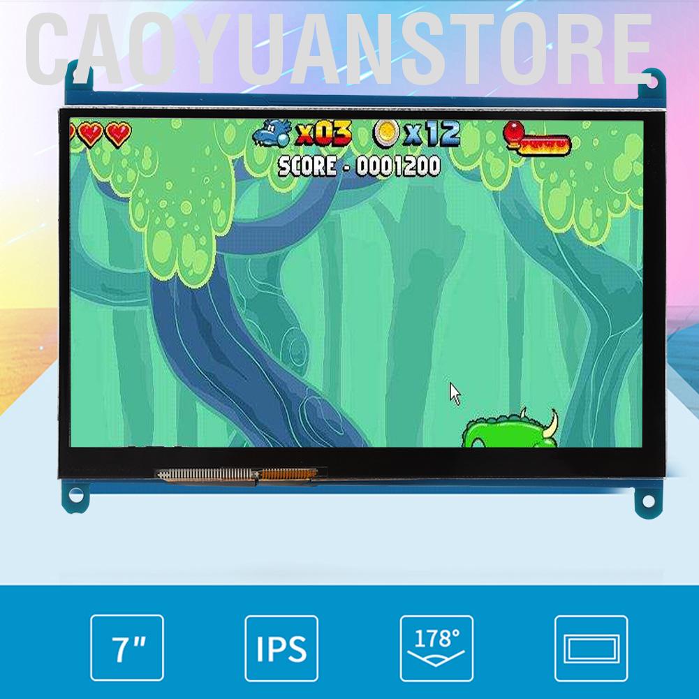 Màn hình LCD 7 inch HDMI IPS 1024x600 full HD cảm ứng điện dung cho Raspberry Pi