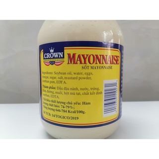 [946ml] Xốt mayonnaise [USA] CROWN Fancy (tgc-hk)