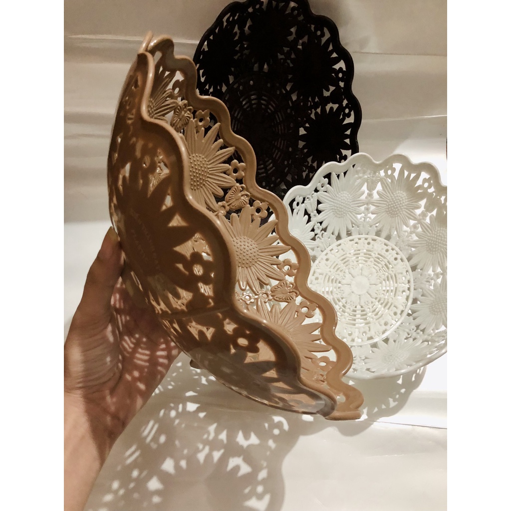 Rổ nhựa đựng Rau Củ Quả Tròn Oval