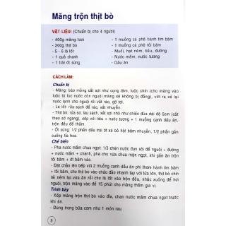 Thực Đơn Cơm Gia Đình 3 Món (miền Trung)