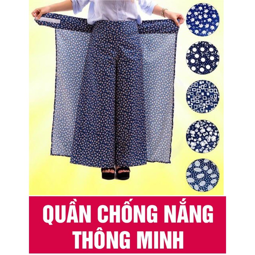 Quần váy chống nắng 2 in 1