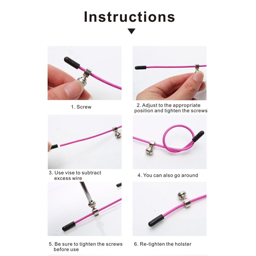 Dây nhảy bằng thép và tay cầm nhựa ABS 3m chất lượng cao