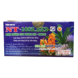 Phân bón cho hoa lan NT 1602.HK2 giai đoạn ra hoa - T10
