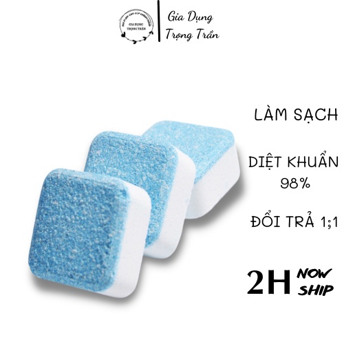 Viên tẩy vệ sinh lồng máy giặt,viên vệ sinh lồng máy giặt công nghệ mới diệt khuẩn đến 99% và tẩy sạch cặn máy giặt