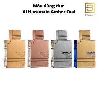 Nước hoa nam Al Haramain Amber Oud Gold - Oud Tobacco - Oud Bleu - Oud Carbon